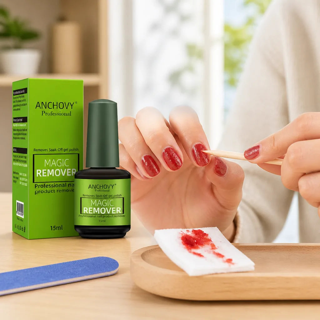 Gel Nail Polish Remover Fast-Acting Gentle Free Nail File