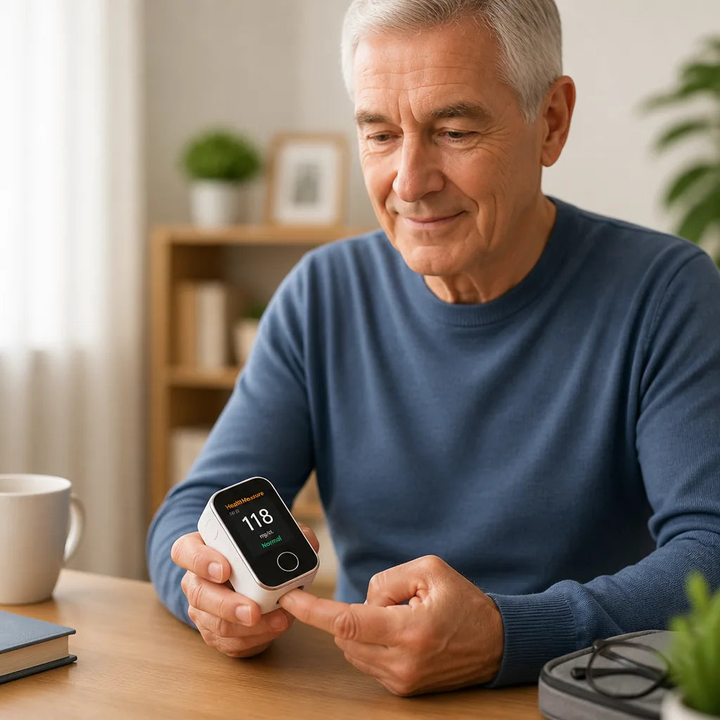 Glucose Monitor Non-Invasive 8-In-1 5-Second Readout