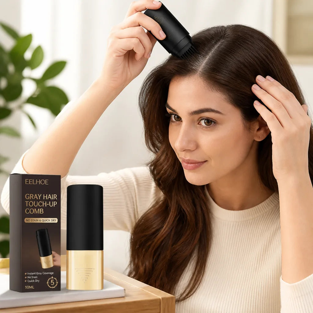 Gray Hair Touch-Up Comb No Stain & Quick Dry