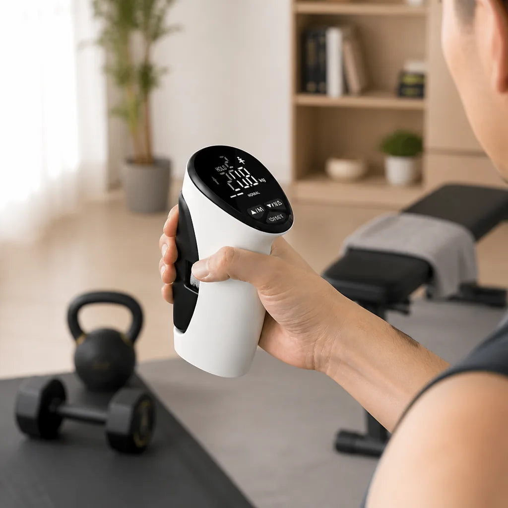 Grip Trainer Adjustable Resistance & Digital Tracking