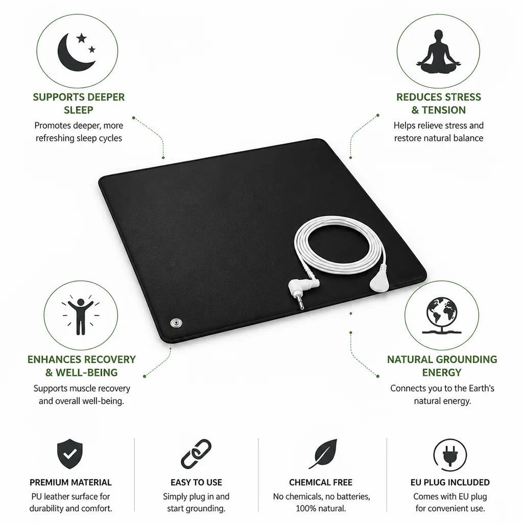 Grounding Mat PU Leather Cable Included