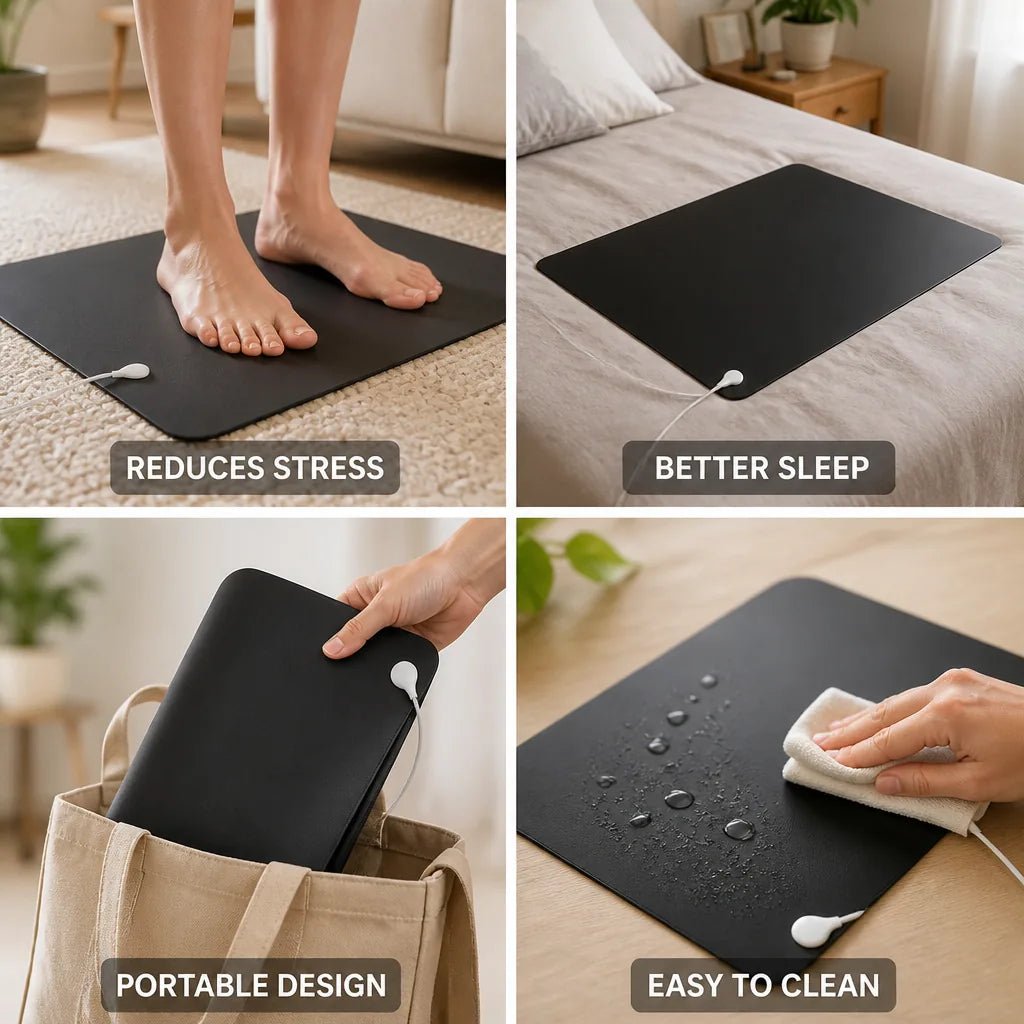 Grounding Mat Portable Non-Slip Sleep Support