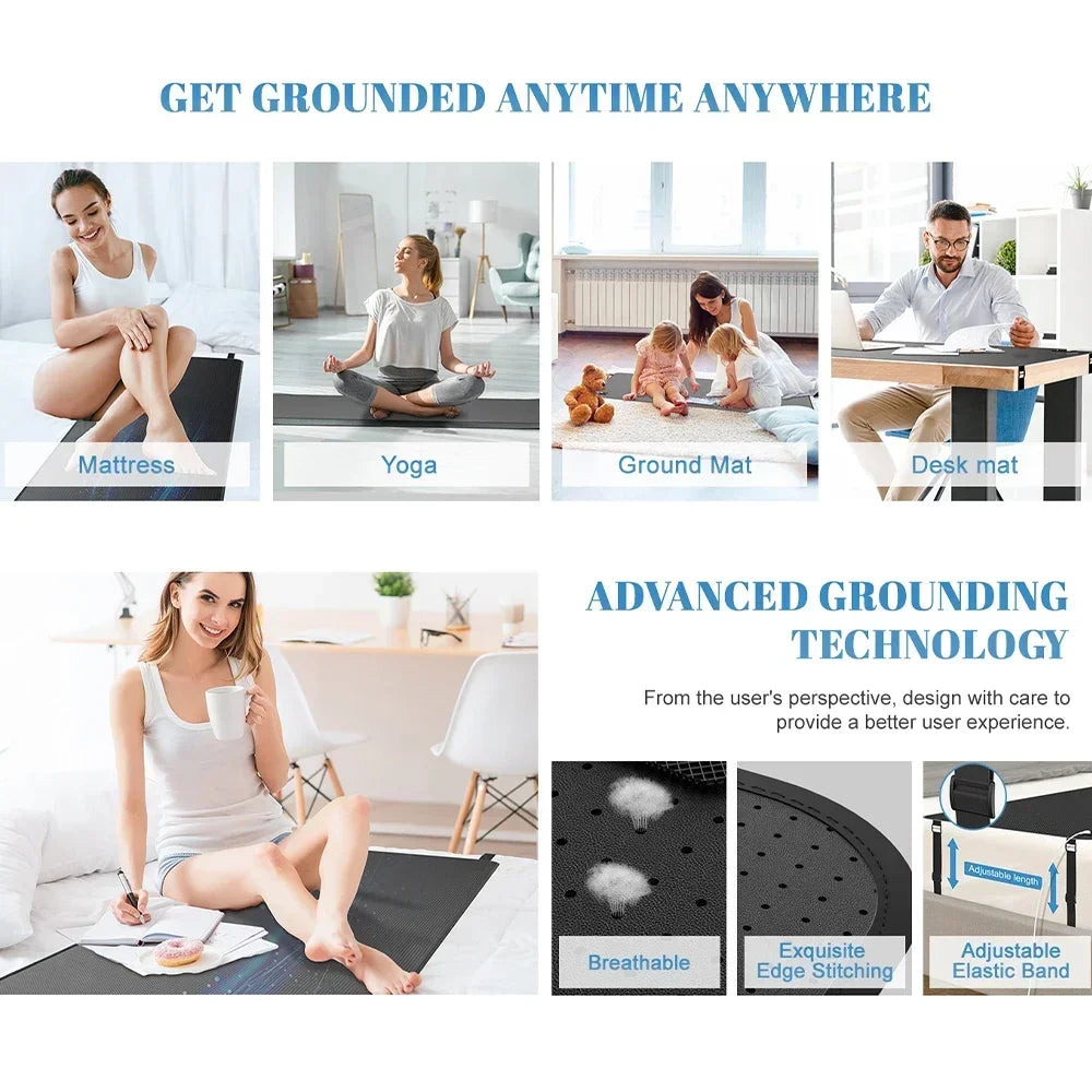 Grounding Mattress Pad Conductive Cotton Static Control