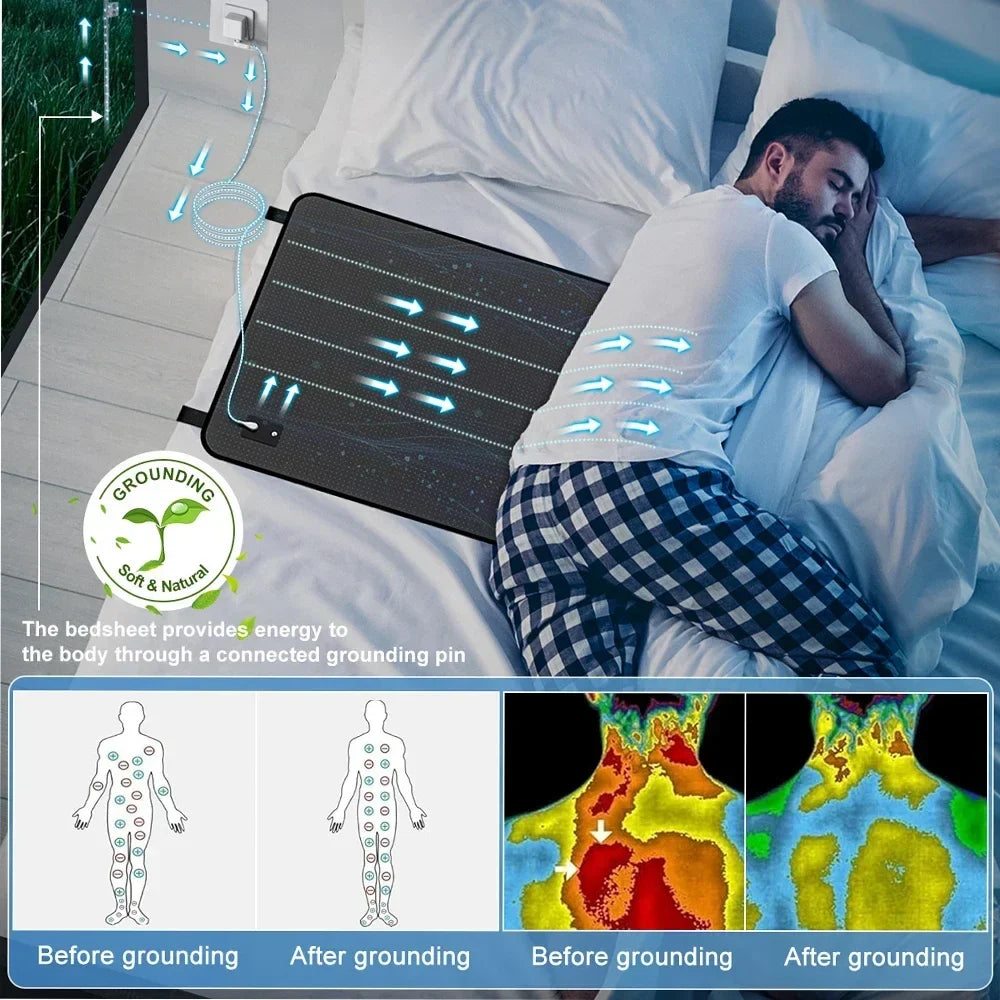 Grounding Mattress Pad Conductive Cotton Static Control