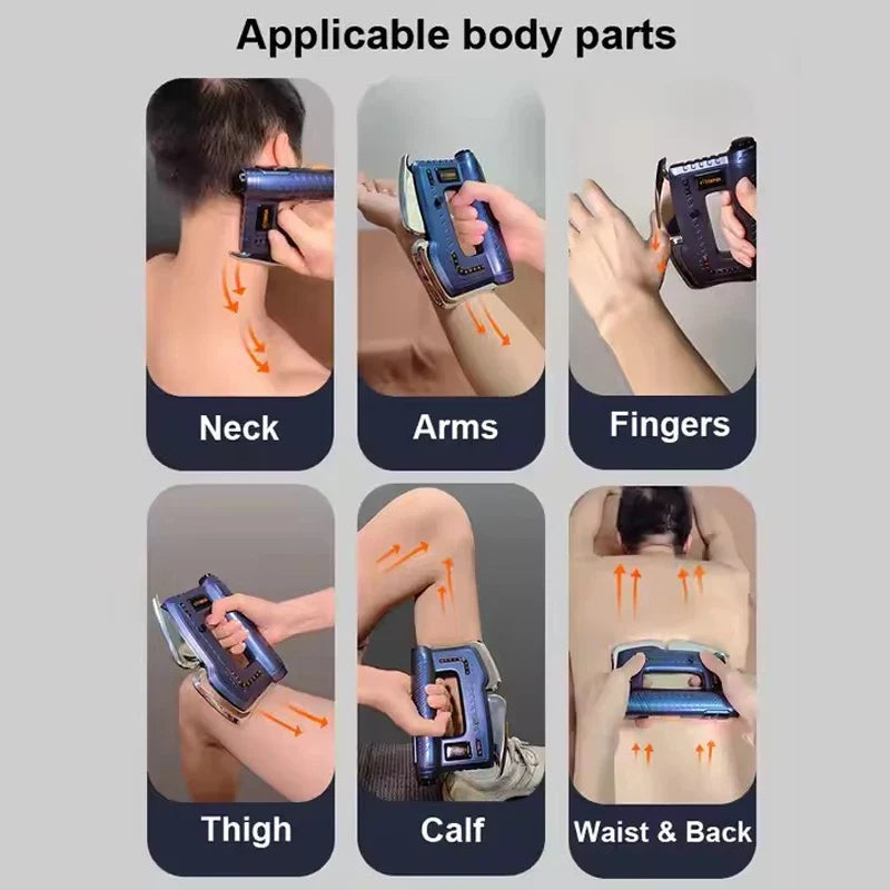 Gua Sha Massager EMS Microcurrent Heating & Red Light