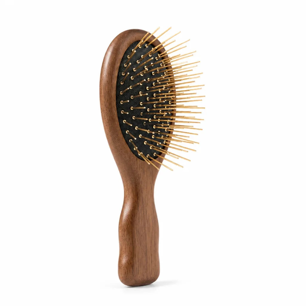 Gua Sha Scalp Brush Infrared Therapy & 24K Gold Needles