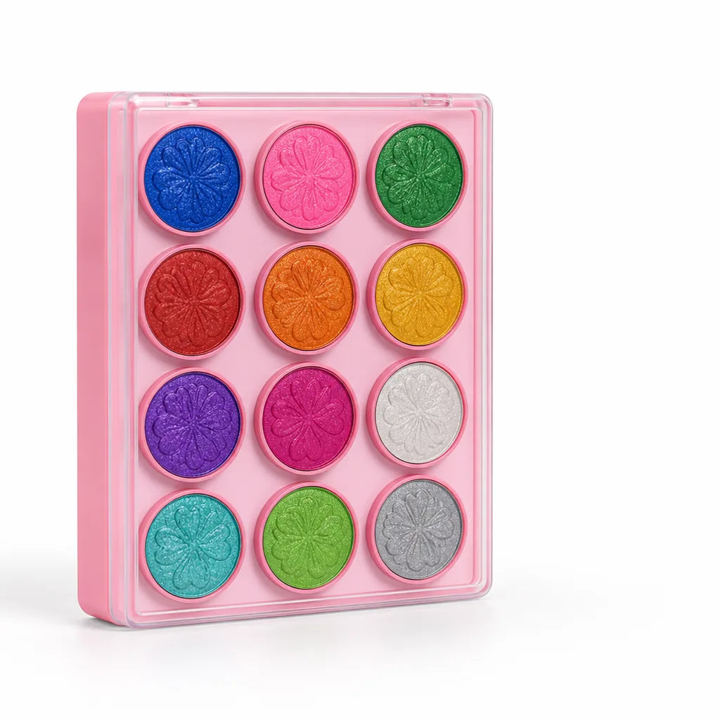 Hair Chalk Set Pearl Finish Mess-Free 12 Colors