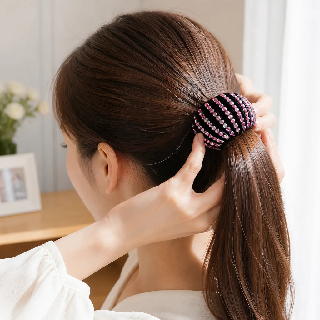 Hair Clip Crystal Embellished Secure Grip