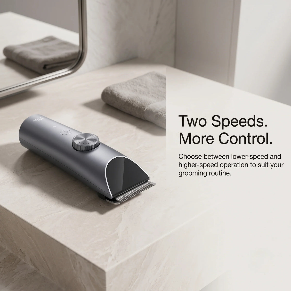 Hair Clipper Cordless Waterproof Adjustable Length Control