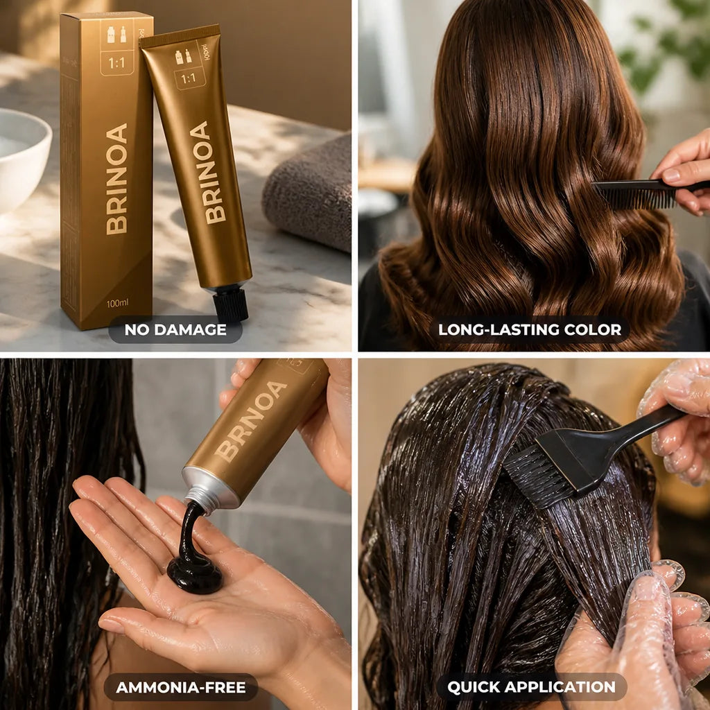 Hair Color Ammonia-Free Non-Bleaching Long-Lasting