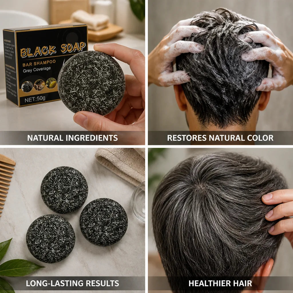 Hair Color Restorer Natural Ingredients Set Of 3