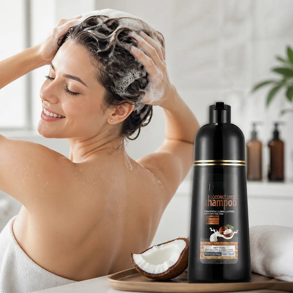 Hair Color Shampoo Coconut-Enriched Wash-In