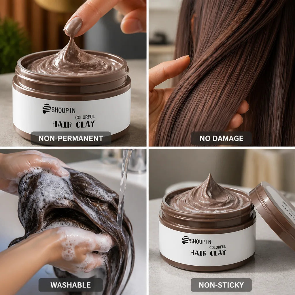 Hair Coloring Wax Non-Permanent & Washable