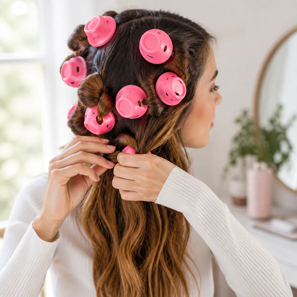 Hair Curlers Heat-Free Reusable Set of 30