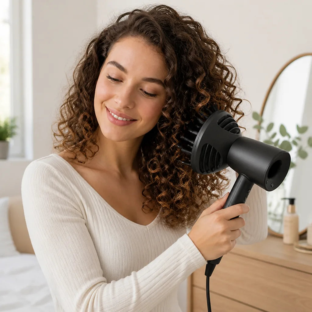 Hair Diffuser Attachment Frizz-Free Shiny Curls