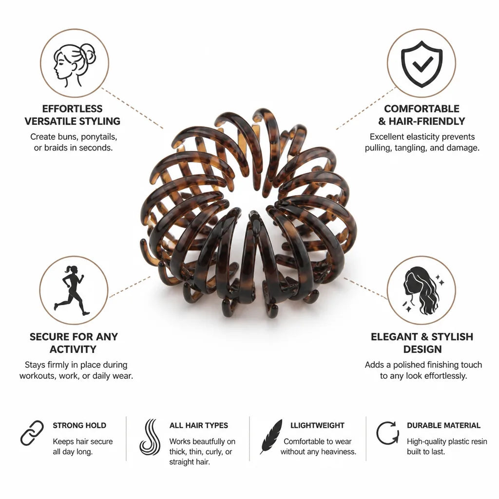 Hair Donut Easy Twist Secure Hold