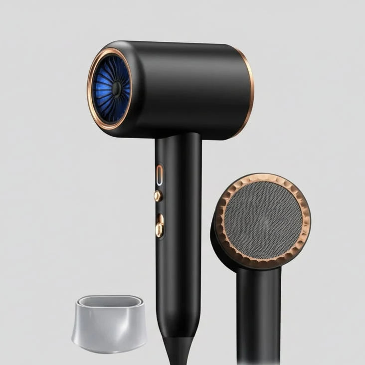 Hair Dryer 2400W Ionic Diffuser & Nozzle