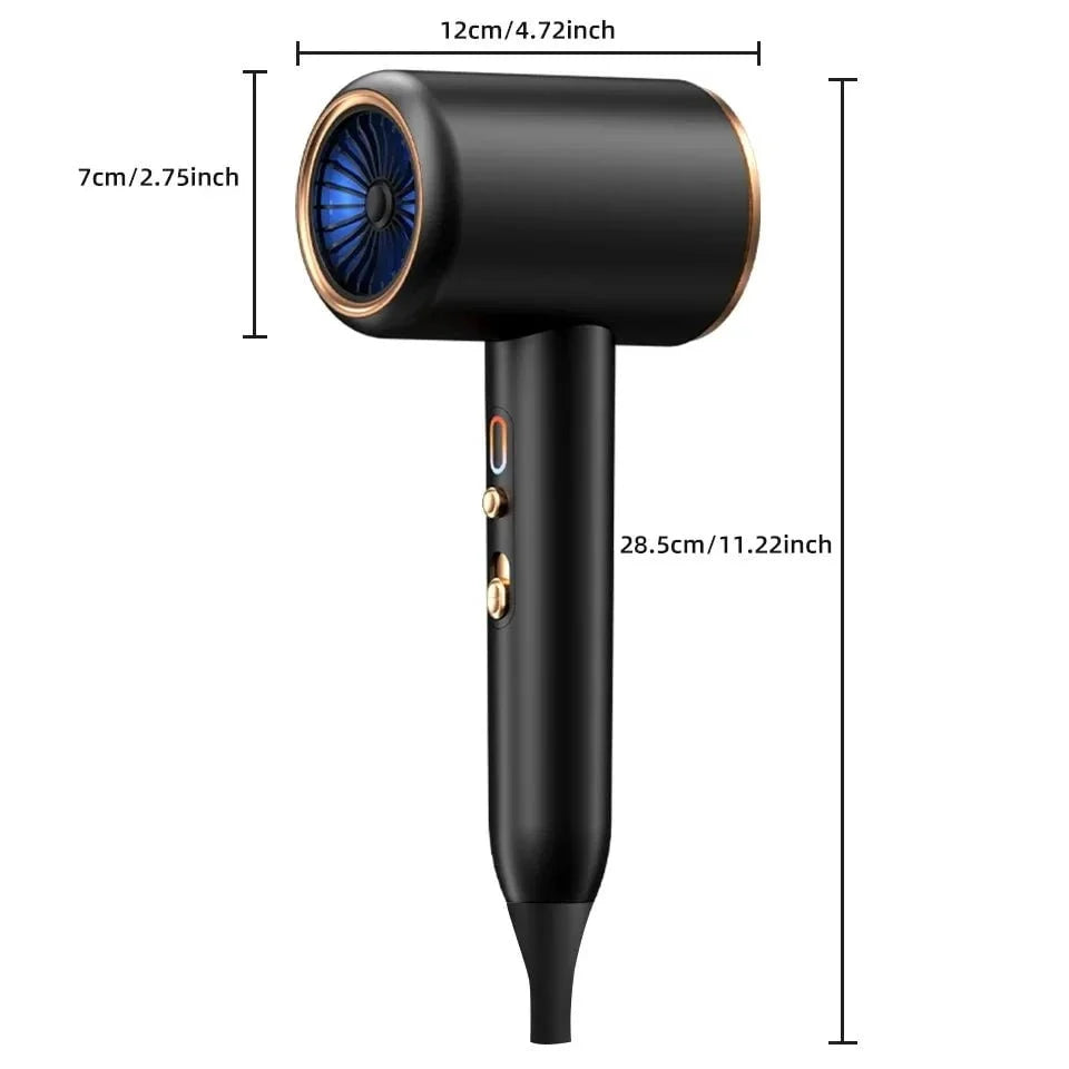 Hair Dryer 2400W Ionic Diffuser & Nozzle
