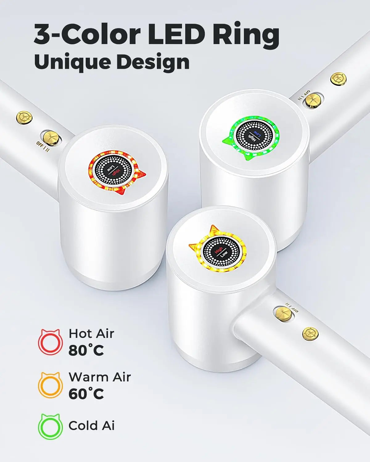 Hair Dryer High-Speed Ionic 16 Modes
