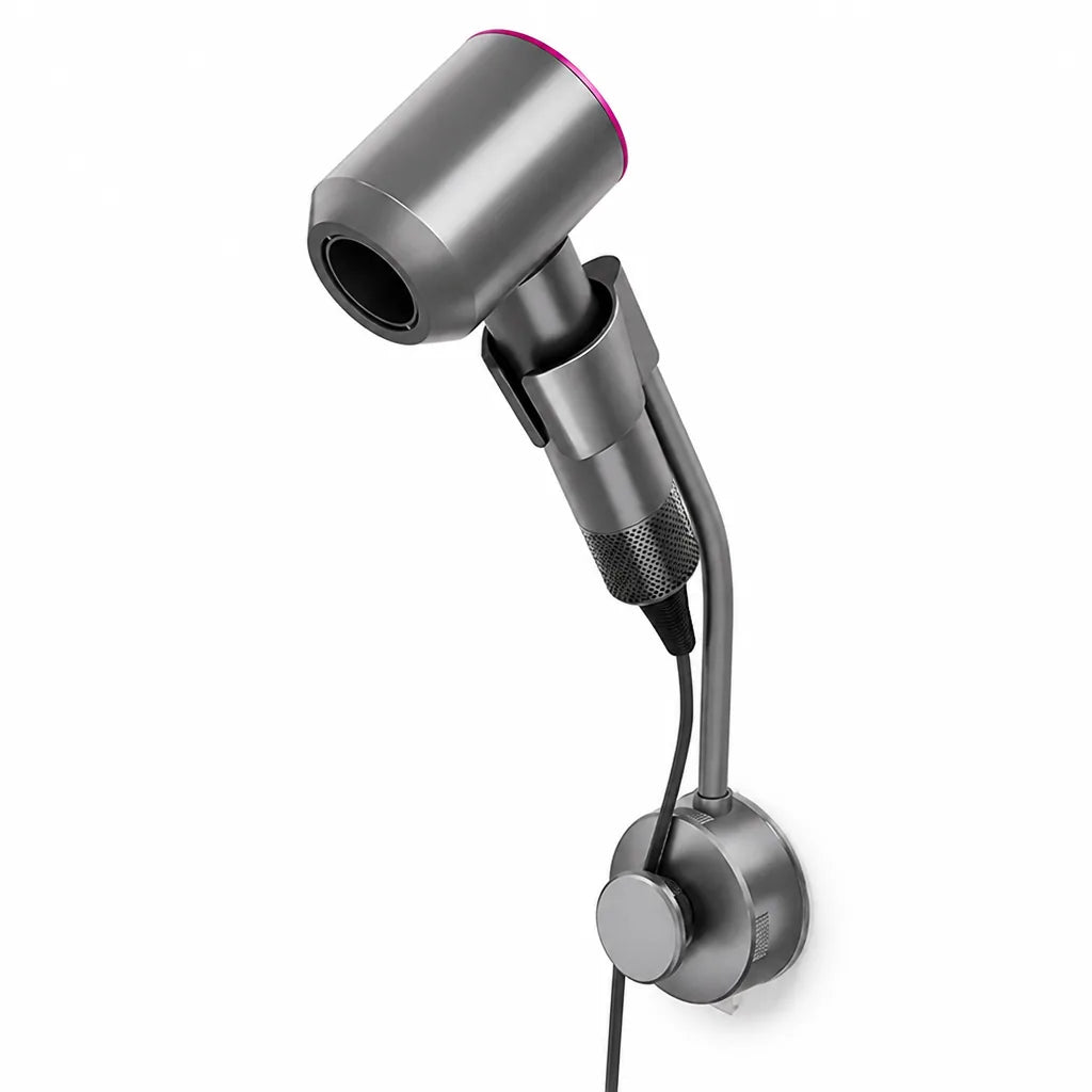Hair Dryer Holder Hands-Free Adjustable Angle Strong Suction Cup