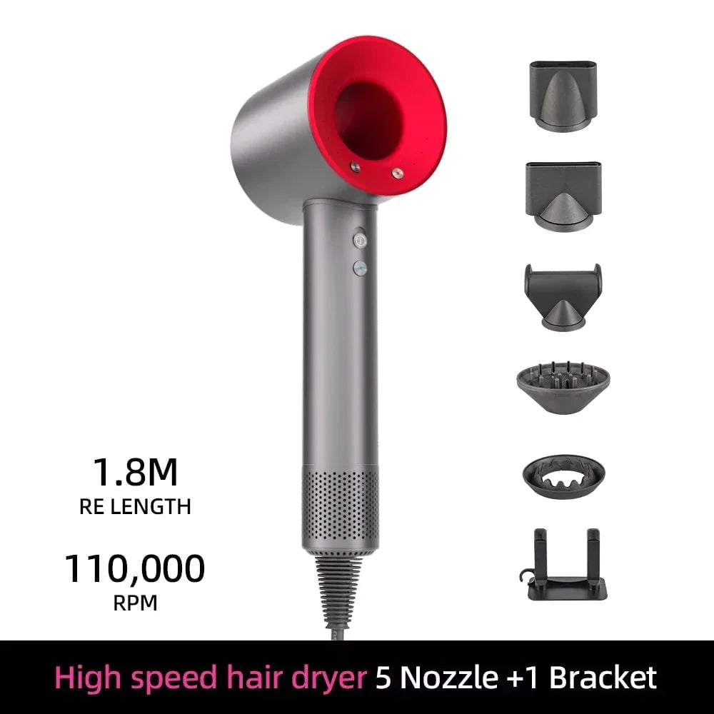 Hair Dryer Ionic High-Speed Magnetic Nozzle