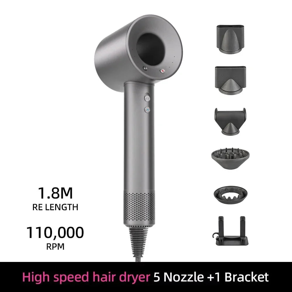 Hair Dryer Ionic High-Speed Magnetic Nozzle