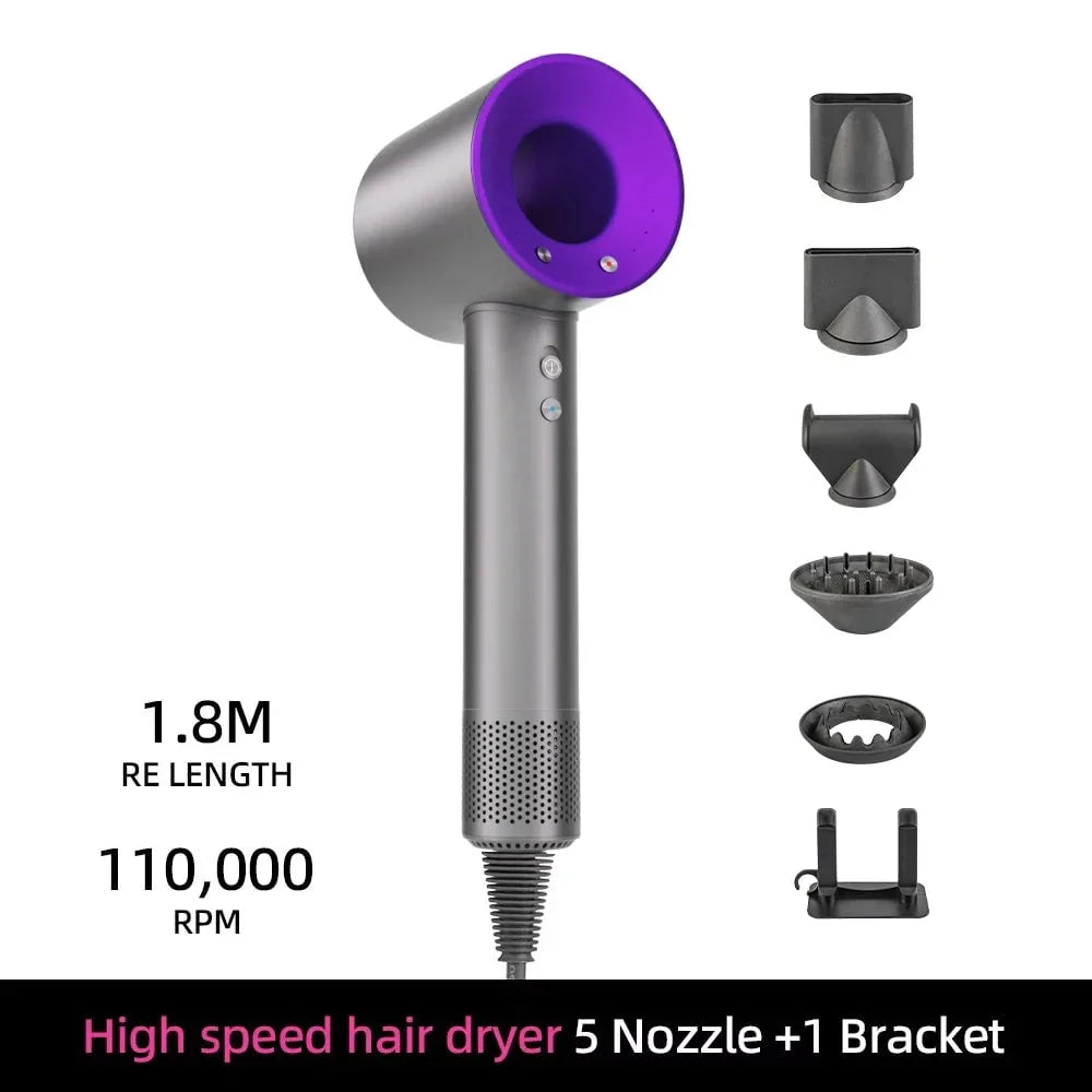 Hair Dryer Ionic High-Speed Magnetic Nozzle