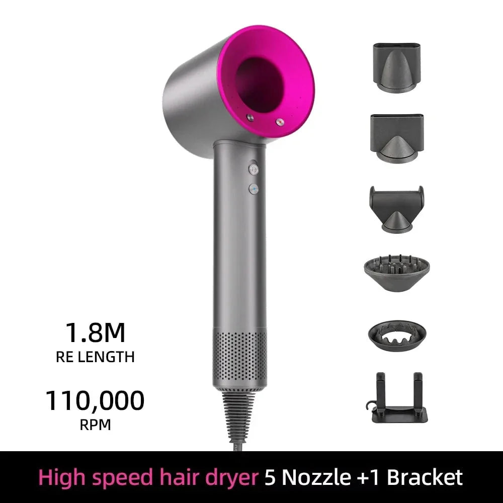 Hair Dryer Ionic High-Speed Magnetic Nozzle