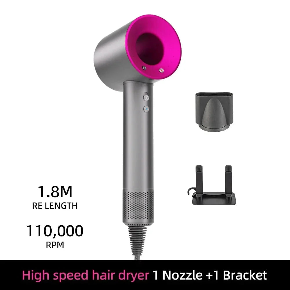 Hair Dryer Ionic High-Speed Magnetic Nozzle