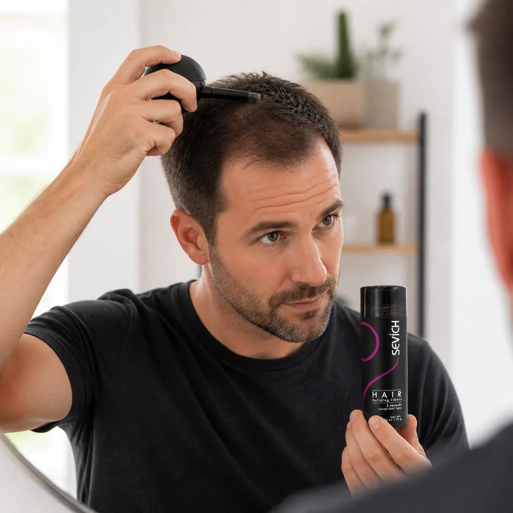 Hair Fiber Spray Instant Thickening Color Match Sweat-Resistant