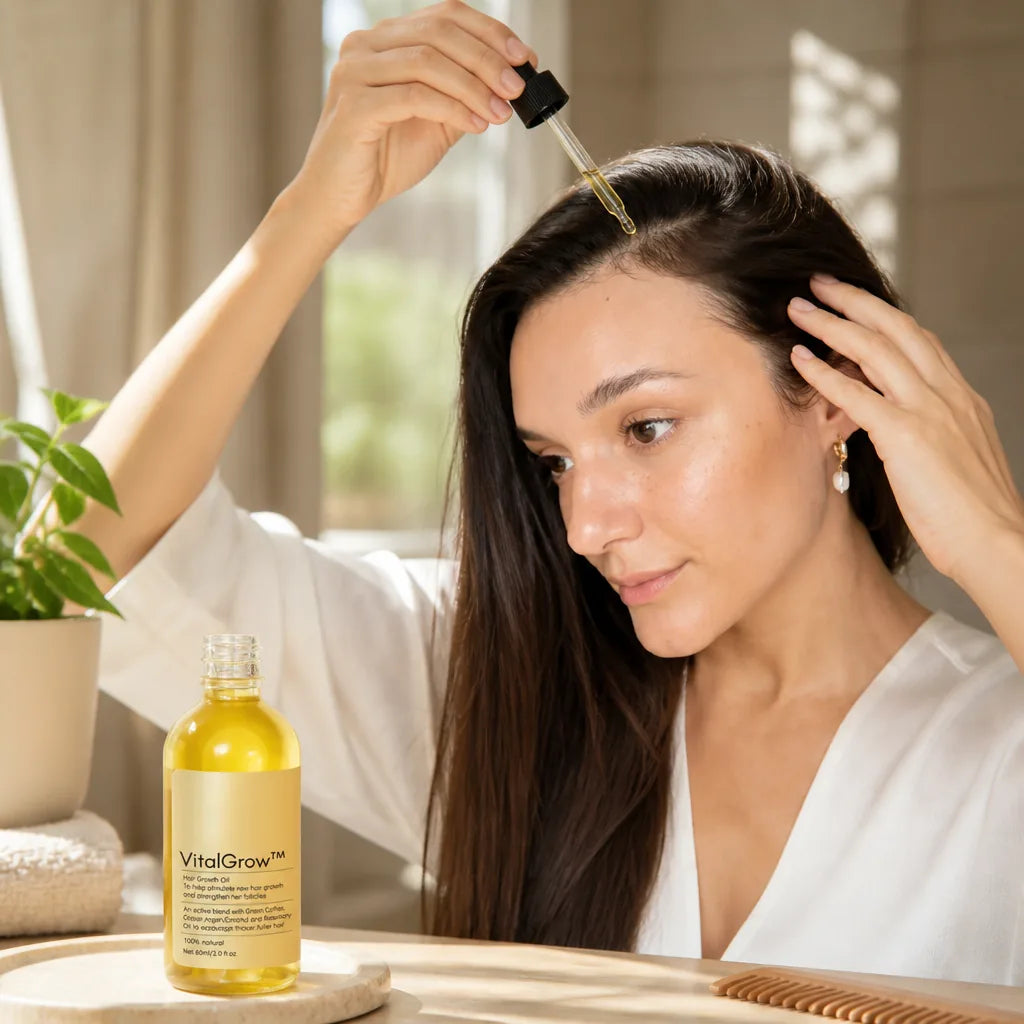 Hair Growth Oil 11 Plant Oils Vegan & Cruelty-Free