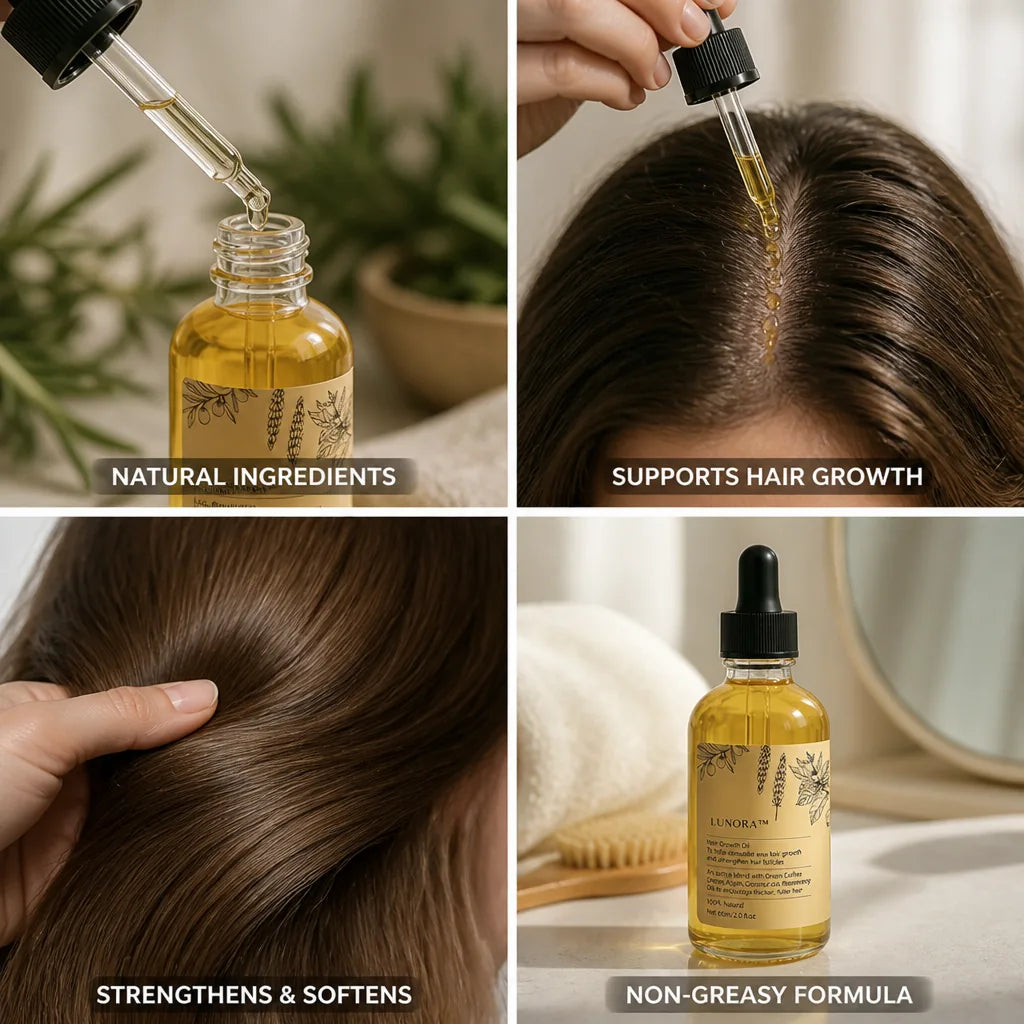 Hair Growth Oil For Thinning Hair Rosemary & Castor