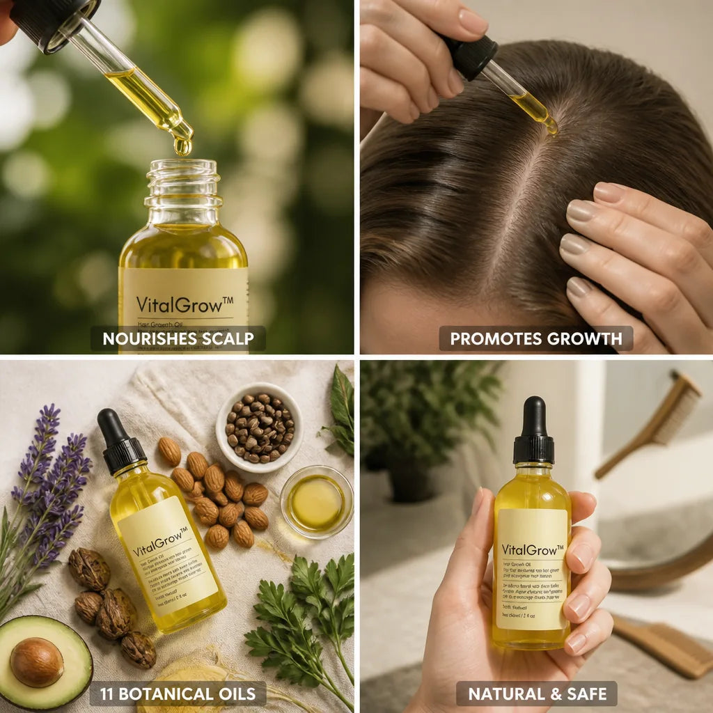Hair Growth Oil Plant-Powered 11 Botanical Oils