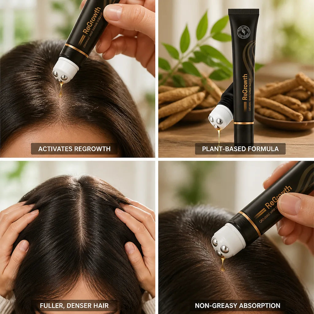 Hair Growth Serum Organic Roll-On Fragrance-Free