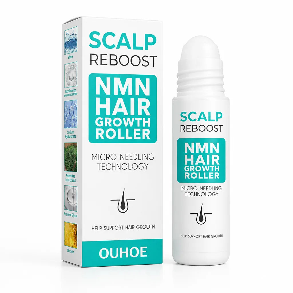 Hair Growth Serum Roll-On Mess-Free Strengthens & Thickens