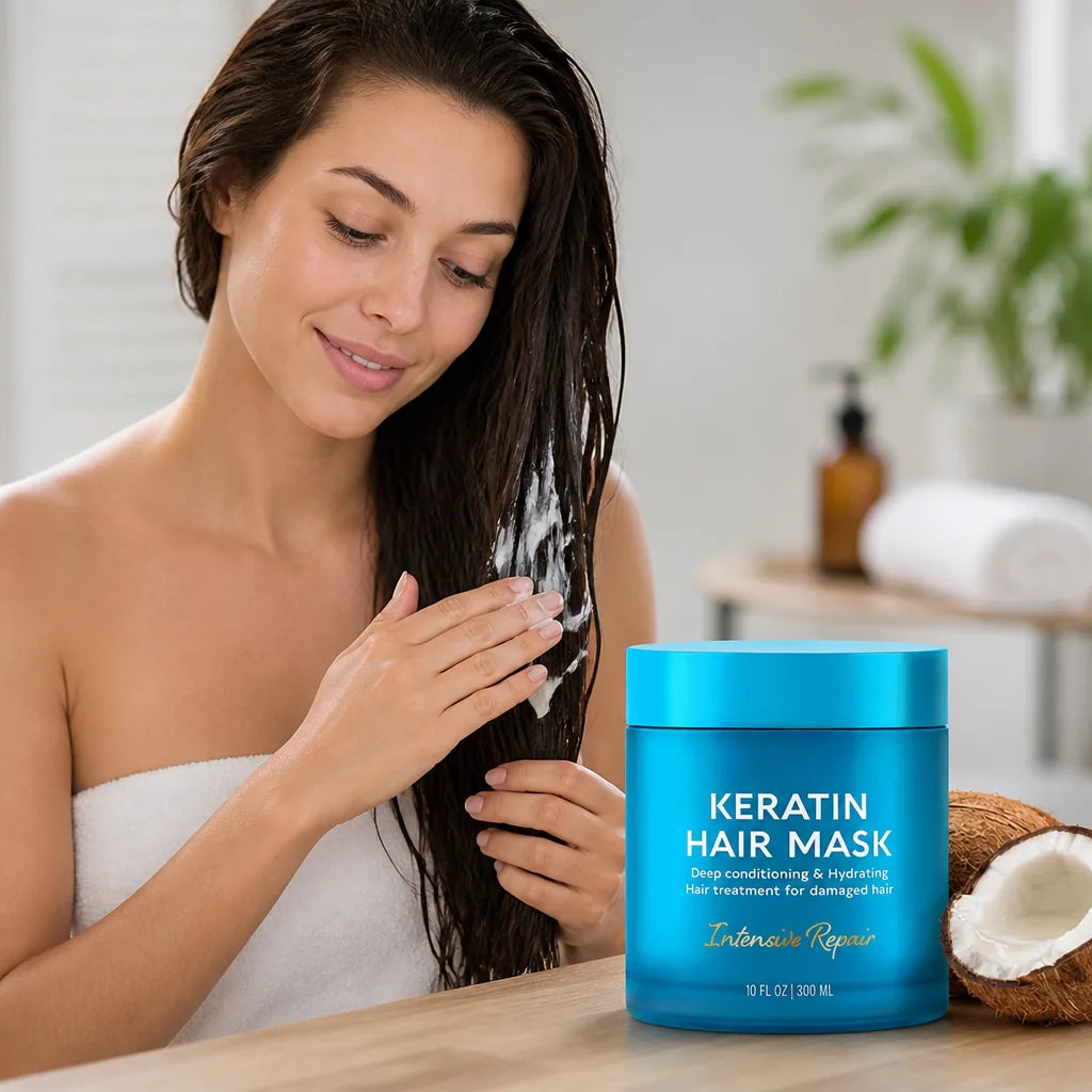 Hair Mask Intensive Keratin Repair & Frizz Control