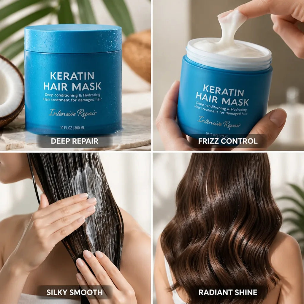 Hair Mask Intensive Keratin Repair & Frizz Control