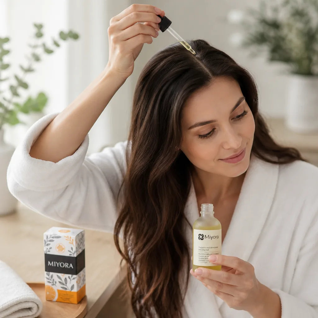 Hair Oil For Thinning Hair Strengthening Cold-Pressed Oils