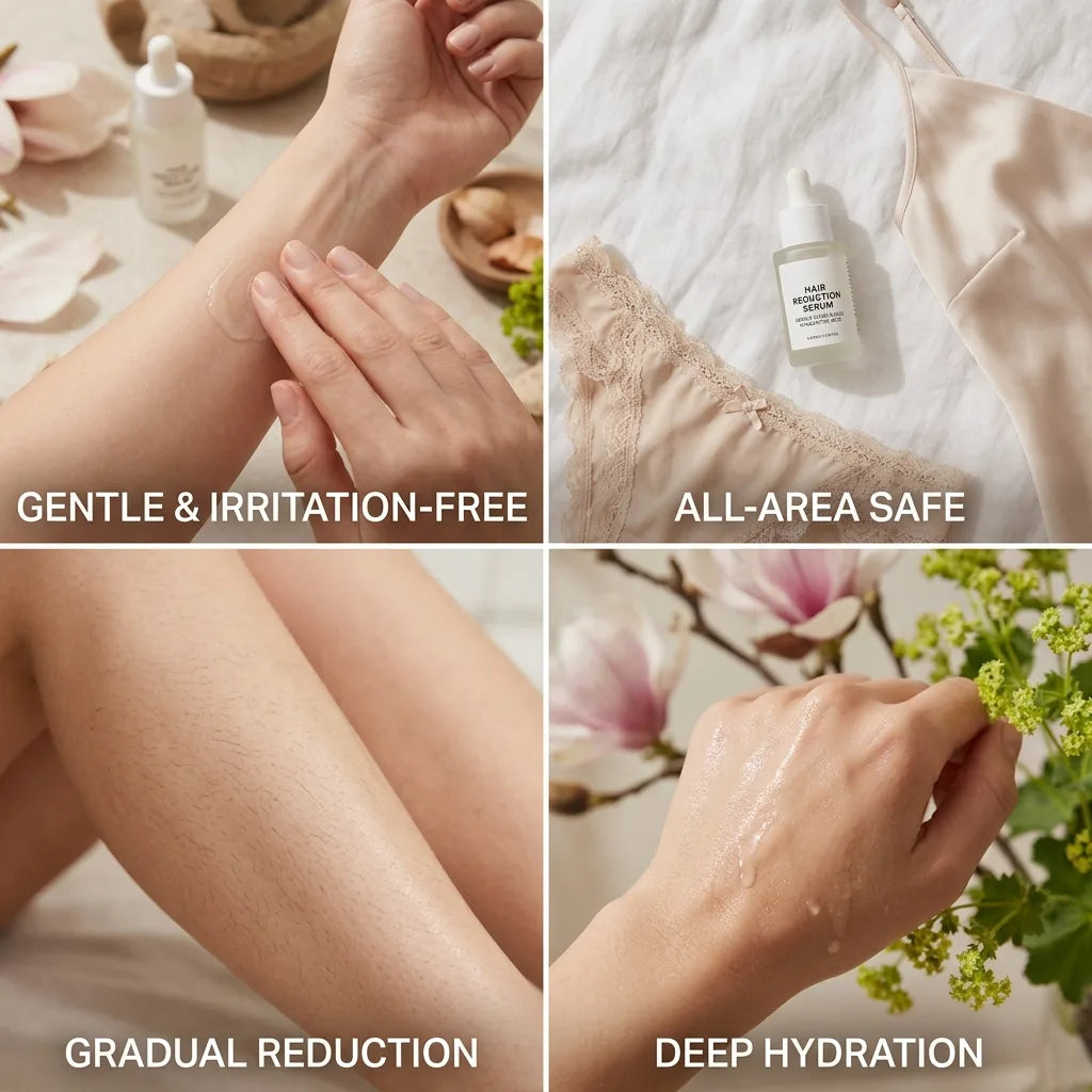 Hair Reduction Serum Gentle Plant-Based Hyaluronic Acid