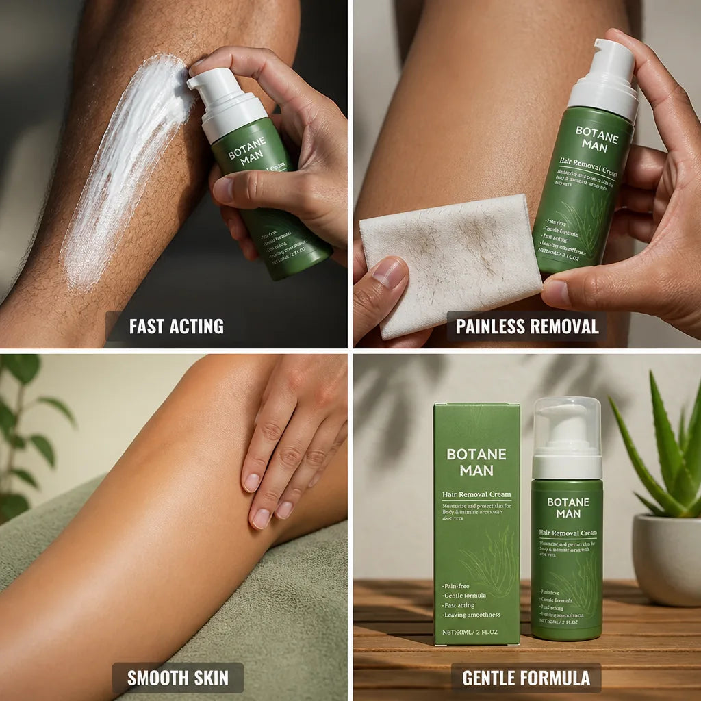 Hair Removal Cream 5-Minute No-Cut & No-Irritation