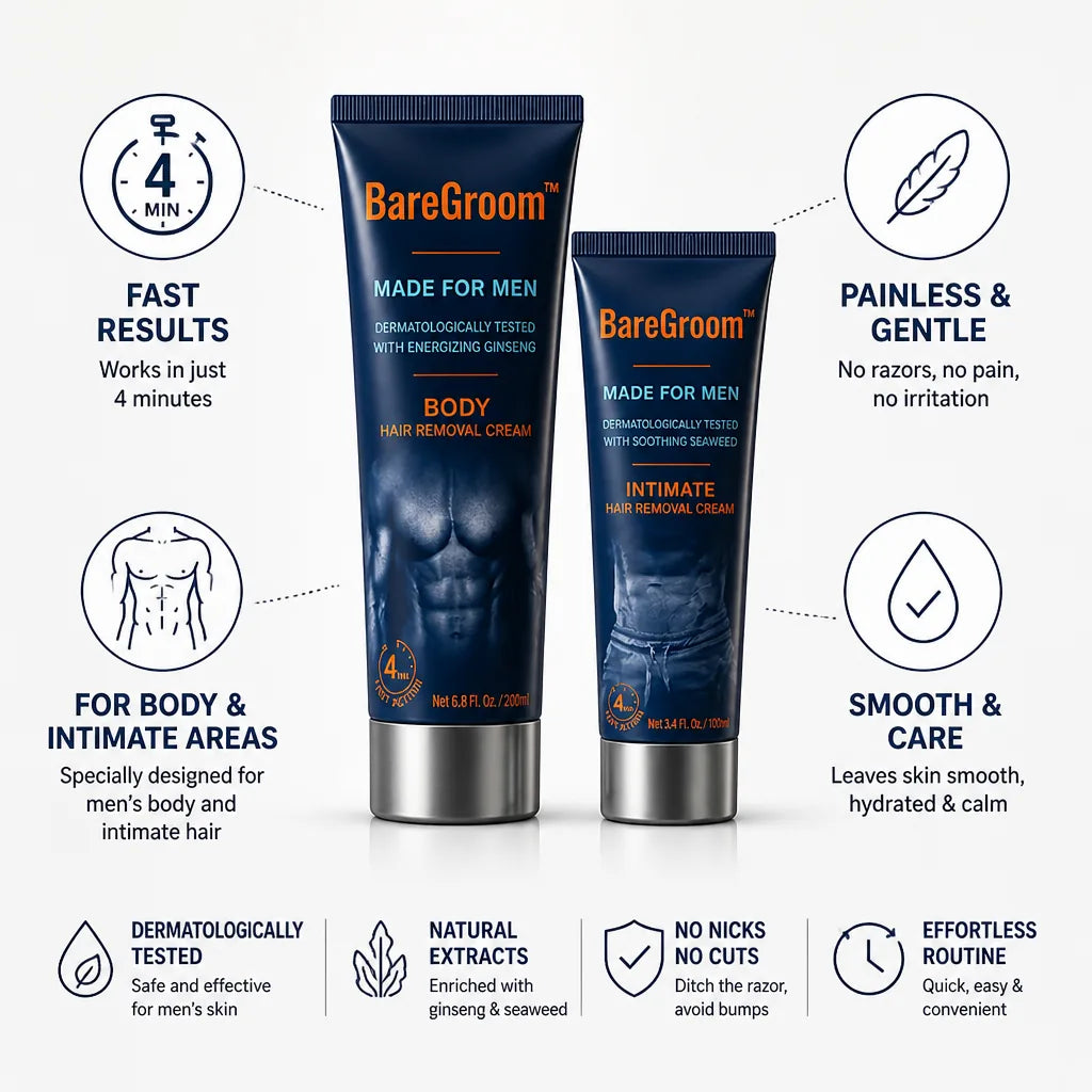 Hair Removal Cream Body & Intimate 4-Minute Painless