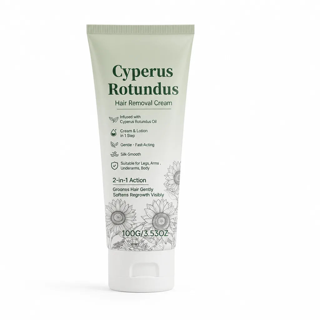 Hair Removal Cream Gentle & Fast-Acting Cyperus Rotundus Oil