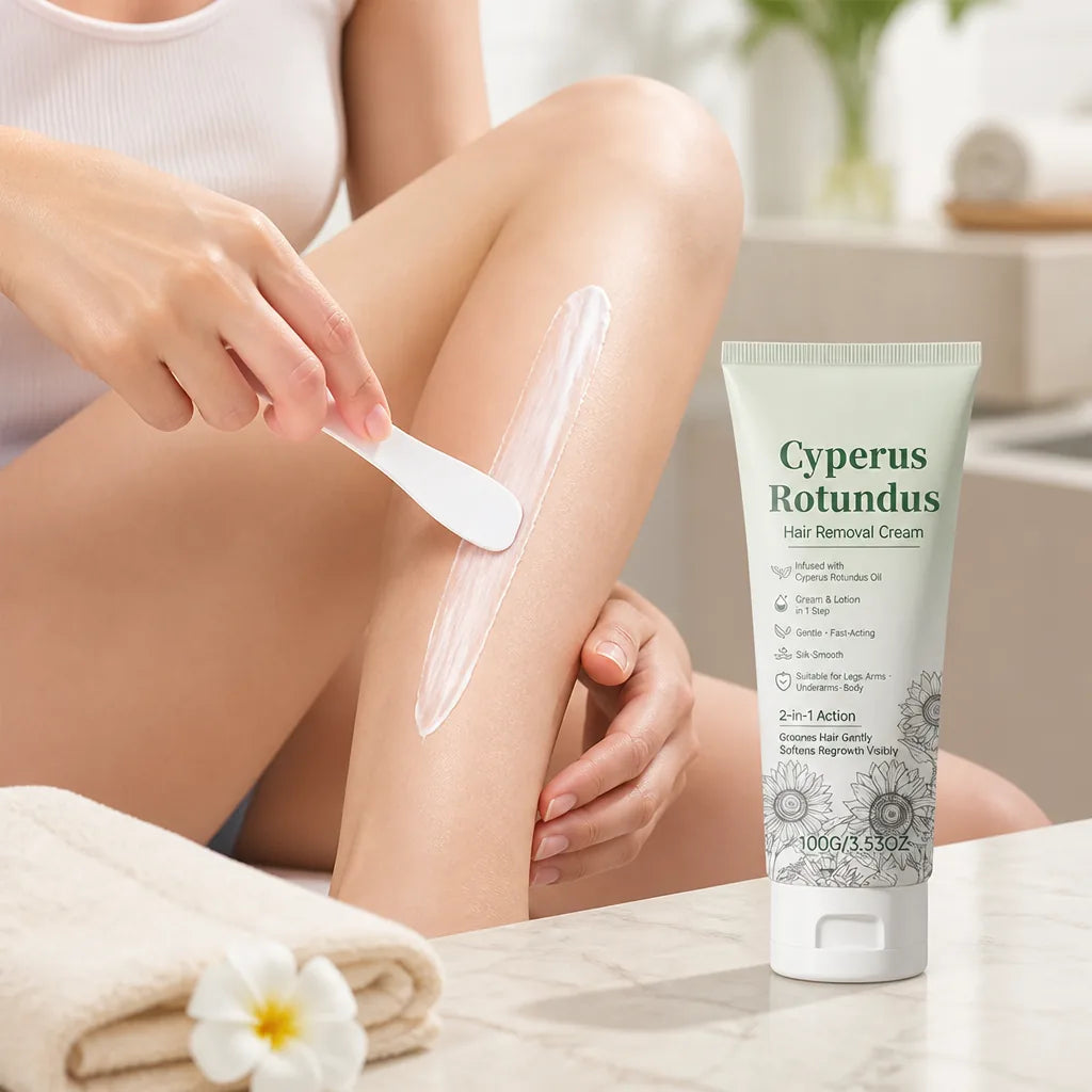 Hair Removal Cream Gentle & Fast-Acting Cyperus Rotundus Oil