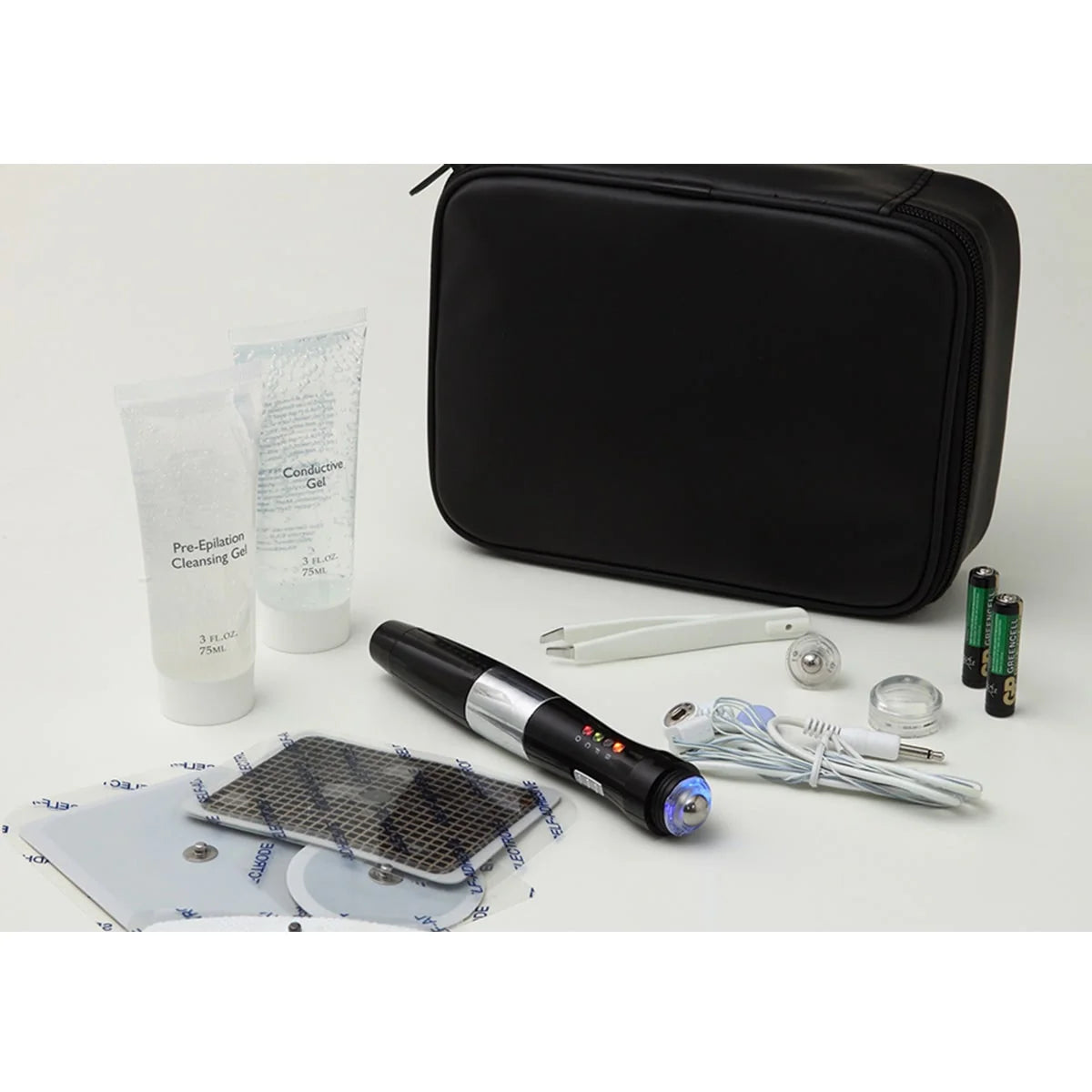 Hair Removal Pen Cordless Rollerball LED Indicators