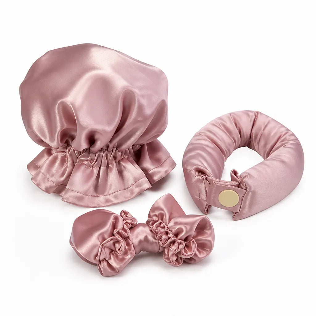 Hair Rollers Heat-Free Satin Overnight