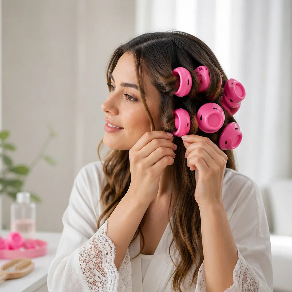 Hair Rollers Heat-Free Soft Fabric