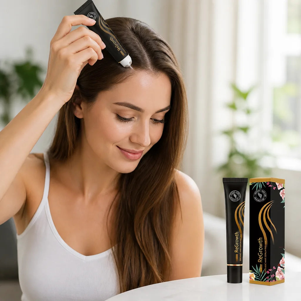 Hair Serum Roller Organic Plant-Based 20ml Non-Greasy