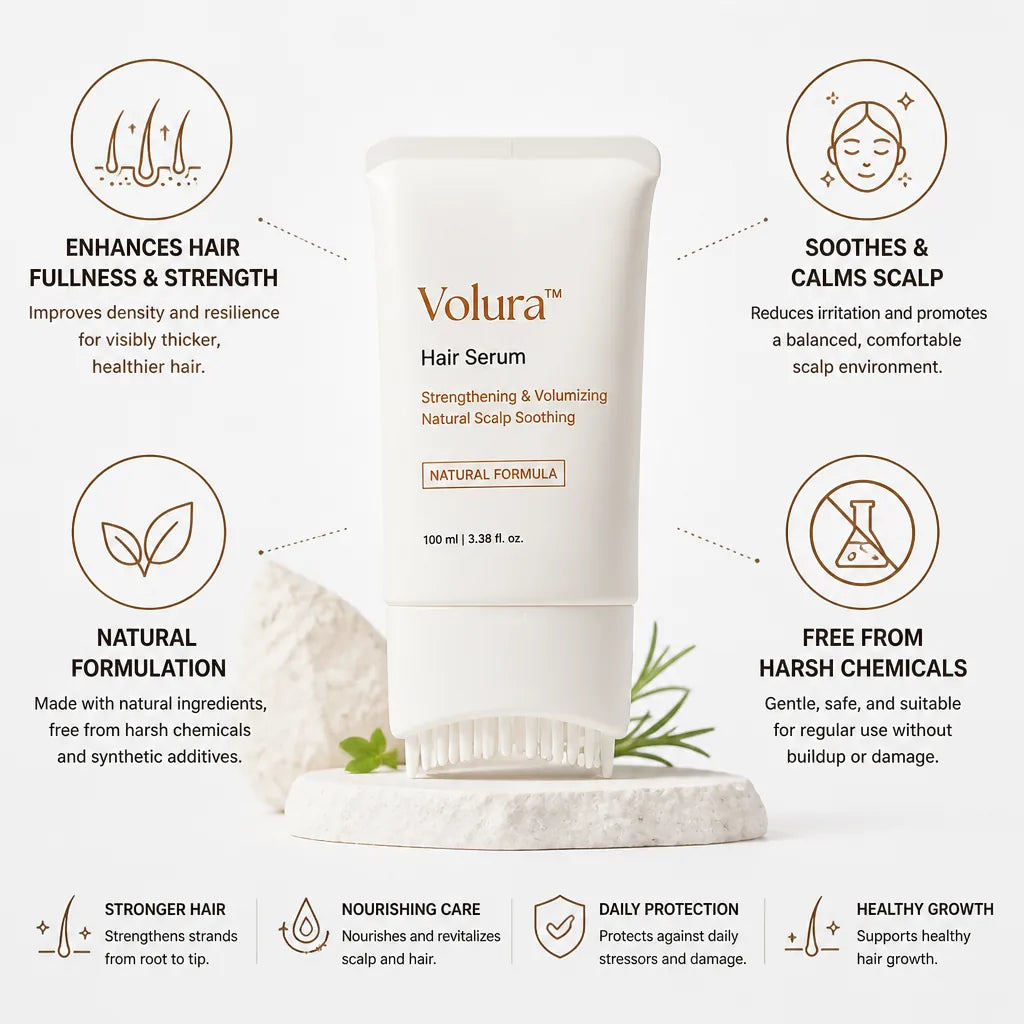Hair Serum Strengthening & Volumizing Natural Scalp Soothing