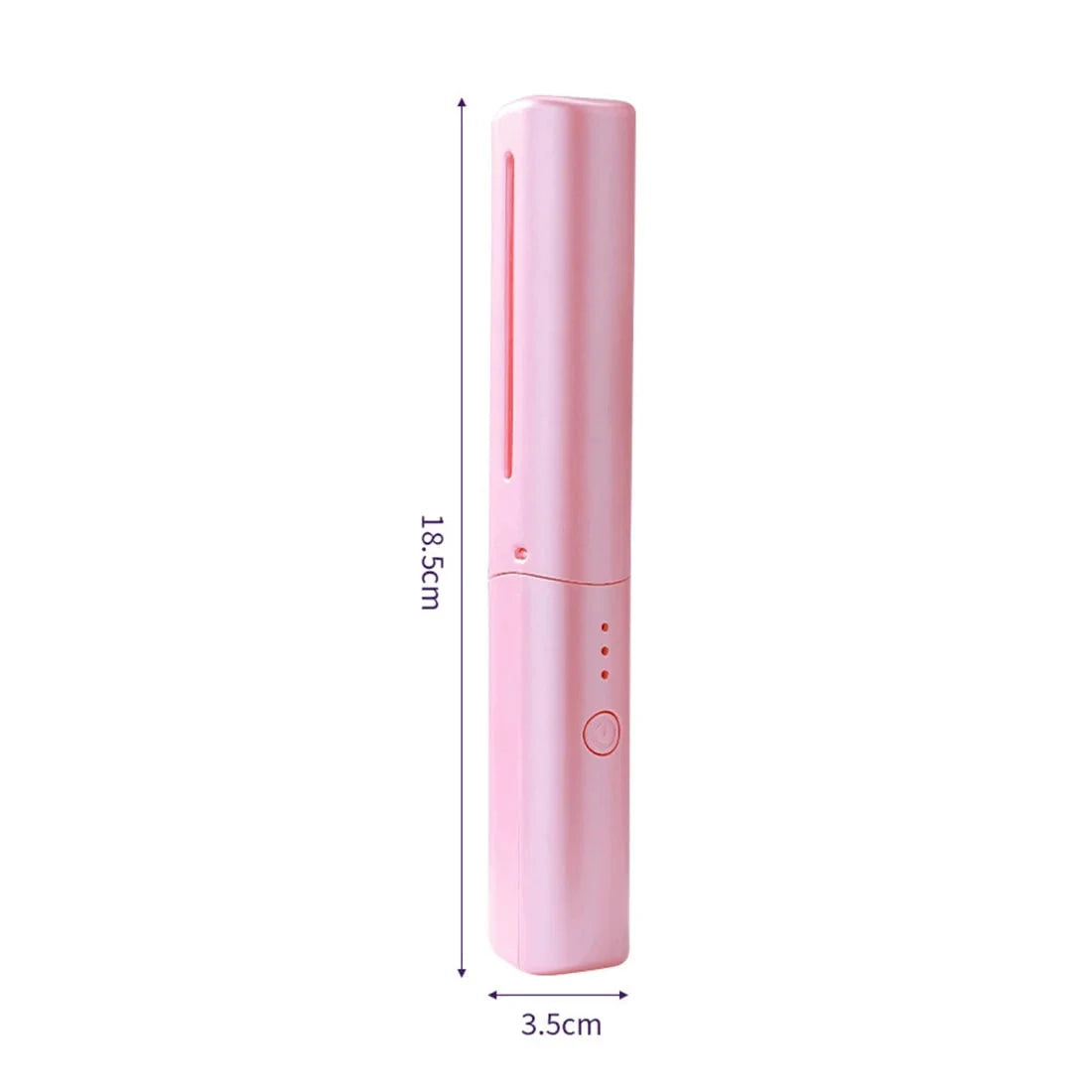 Hair Straightener Brush Cordless Ceramic Protective Cap
