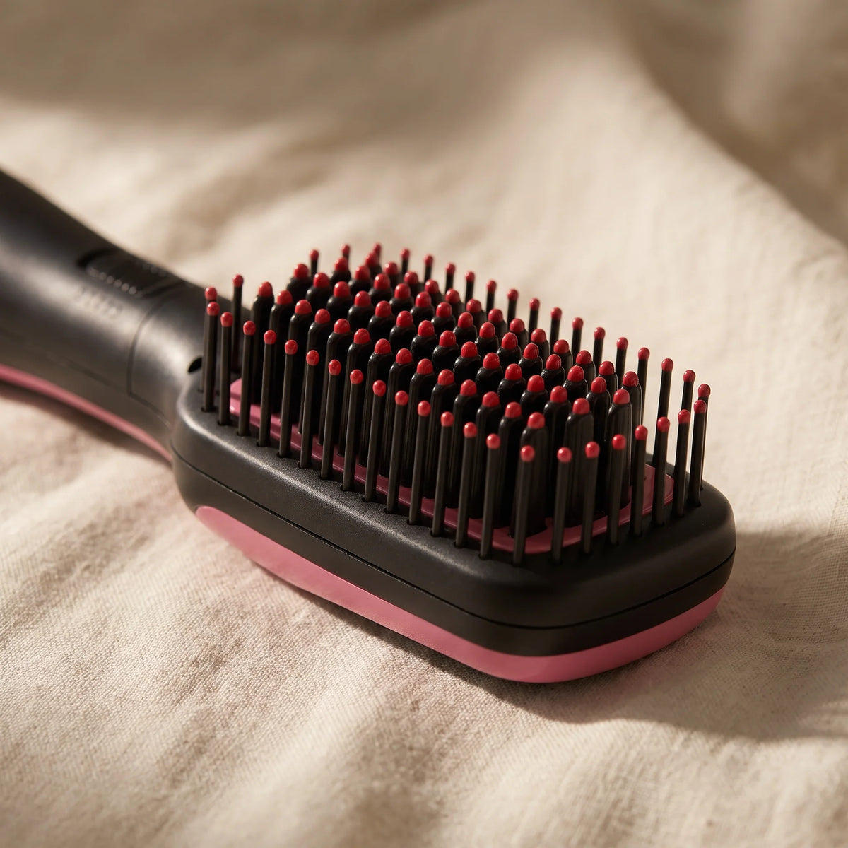 Hair Straightening Brush Ceramic Fast Heat Ionic Conditioning